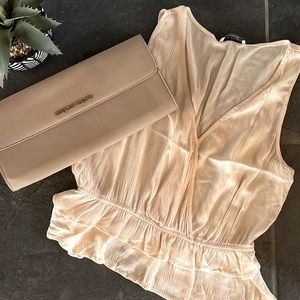 Paper Crane Peach Colored Top